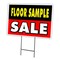 Signmission Floor Sample Sale Yard Sign & Stake outdoor plastic coroplast window, C-1824 Floor Sample Sale C-1824 Floor Sample Sale - alternate 1